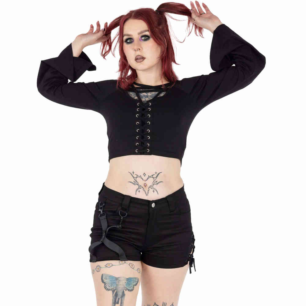 Chemical Black - Kindra Shorts - Black